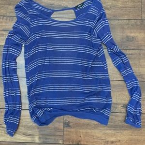Navy with strips shirt